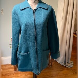 Maralyce Ferree blue fleece jacket M